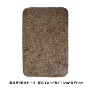 【向花緣】椰纖板/椰纖片 8寸- 長約33cm*寬約25cm*高約3cm