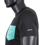 Nike Outline Logo 男 T恤 短袖 防曬衣 口袋 柔軟 舒適 黑 [NESSC654-001], , large