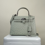 【M2nd】 Ostrich  Handbag, , large