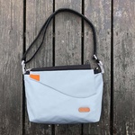 Eco-friendly Crossbody bag & tote bag Two-in-one, Reversible yoyo bag (Mist blue), , large