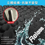 [威力車坊]【Relass】3D立體凝膠沁涼紓壓座墊-軍綠, , large