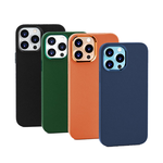 【WiWU】Genuine Leather Phone Case iPhone13 Pro Max-Blue, , large