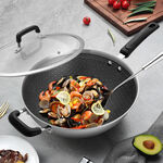 ASD 316L stainless steel wok, , large