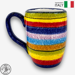【SOLO Vintage】Modigliani Italian Pottery 400ml Mug Coffee Mug Wine Mug Rainbow Series Handmade Made in Italy, , large