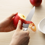 【日本極KEEMAKE】日本極 高碳鋼 輕巧極緻一體構造 不鏽鋼刀-4入組(蔬果小刀+三德+牛刀+中華包丁菜刀), , large