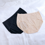 【Clany可蘭霓】新美膚面膜莫代爾中腰M-XL內褲 時尚黑 2223-63, , large