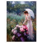 【御畫房】午後陽光 國家一級畫師手繪油畫80×110cm(VF-63), , large