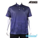 KINGO-大尺碼-男款 排汗POLO衫-丈青-413210, , large