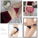 [夢巴黎] 冰絲蕾絲無痕金屬環內褲 低腰內褲 性感內褲 蕾絲內褲 無痕內褲 冰絲內褲 女生內褲 內褲 夢巴黎, , large