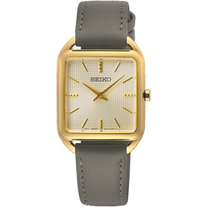 SEIKO 精工 CS系列 城市簡約長方形女錶 SWR090P1/4N30-00L0K