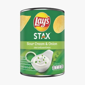 LAYS Stax 泰式酸奶洋蔥口味罐裝薯片 42g【Mia C'bon Only】