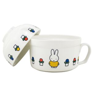 Miffy ceramic mug with cover bowl