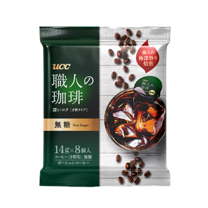 UCC職人珈琲濃縮球-無糖 14g X8