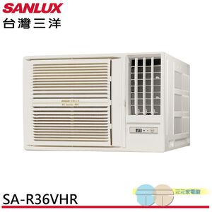SANLUX Sanyo Taiwan 4-6 Ping Grade 1 Energy Efficiency R32 Inverter Window Air Conditioner Right-Blow Cooling & Heating SA-R36VHR