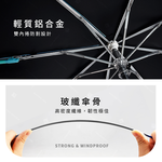 [TDN] Natural Light Ultra-Easy Open/Close Tri-Fold UV-Resistant Umbrella (B7617C) Starry Blue, , large