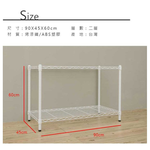 【Y HOUSE】90x45x60cm Lightweight Two-layer Iron Rack Iron Rack Shelf-Electroplating, , large