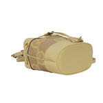 GUCCI Jumbo GG Logo Ophidia 水桶斜背包(Mini)/駝色/香蕉黃, , large