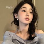 【Gulicc 】古莉可 耳環 愛心珍珠耳環, , large