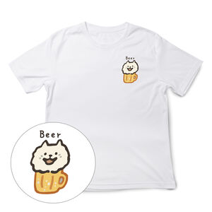 JZ TEE Samoyed - Beer Graphic Tee