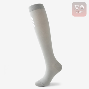 [凱得國際]KISSDIAMOND專業跑步健身運動中筒壓力襪KDG-X01 灰