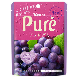 日本甘樂鮮果實軟糖-葡萄口味56g