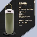 GS MALL 不鏽鋼陶瓷吸盤不倒杯 480ml 不倒杯 不鏽鋼水杯 不倒水杯 水壺 保溫不倒杯 隨身不倒杯 陶瓷不倒杯, , large