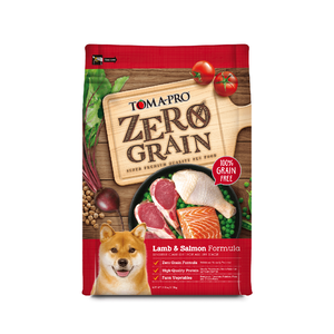 TOMA-PRO 優格 零穀全犬 羊肉+鮭魚 2.5LB 全齡犬 無穀 狗飼料 羊肉鮭魚 5種魚 雞肉