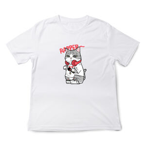 JZ TEE Hip-Hop Cat Graphic Tee
