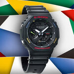 CASIO 卡西歐 G-SHOCK 八角 太陽能藍芽多彩手錶 GA-B2100FC-1A, , large
