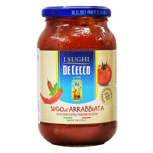 De Cecco蕃茄辣味義大利麵醬400g克