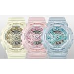 CASIO 卡西歐 G-SHOCK 珠光系列 粉彩運動女錶 手錶 GMA-S110ST-7A, , large