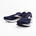 Brooks Ghost 15 男 慢跑鞋 運動 路跑 寬楦 透氣 柔軟 緩震 深藍 橘 [1103932E439], , large