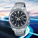 CASIO 卡西歐 EDIFICE 經典運動三眼計時手錶 EFR-574D-1A, , large