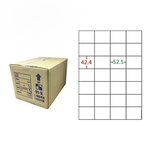 【鶴屋】A4電腦標籤 42.4x52.5mm 直角 28格 1000張入 / 箱(C4253 LX), , large