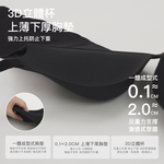 【美胸款】24HRS無感集中內衣【經典黑S】內衣, , large