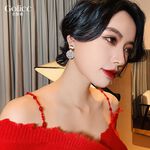 【Gulicc 】古莉可 耳環 璀璨圓形高級耳墜, , large