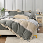 【Betrise】Island shanlan | C Energy Series 100% Austrian Tencel™ Light-quenched Graphene Four-piece Duvet Bedding Set-Double, , large