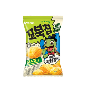 [韓麗國際]好麗友烏龜脆片80g(玉米/海苔/巧克力/芥末牛排)