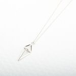 【Angel & Me】定情 幾何 立體 三角 Triangle s925 純銀 項鍊 情人節 禮物, , large