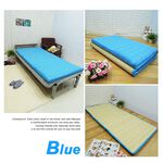 Classic plaid bamboo single breathable mattress, , large