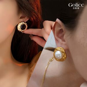 【Gulicc】古莉可 耳環 輕奢宮廷風流金系列耳環