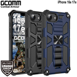 GCOMM iPhone 16e 17e 軍規戰鬥盔甲保護殼 Combat Armour 藏青戰甲, , large