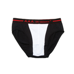 ﹝ 3A-Alliance ﹞美式簡約三角褲/黑+白色, , large