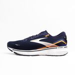 Brooks Ghost 15 男 慢跑鞋 運動 路跑 寬楦 透氣 柔軟 緩震 深藍 橘 [1103932E439], , large
