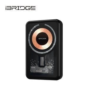 iBRIDGE 10000mAh Magnetic Bracket Power Bank - Transparent