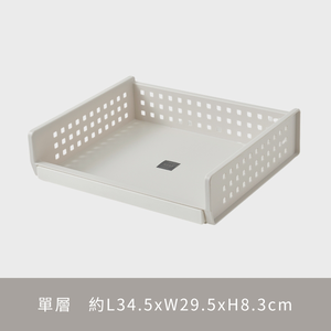 GINII基尼|DIY組合式收納整理架 L 一層 二層 三層 四層 五層/桌上型A4文件資料 置物籃