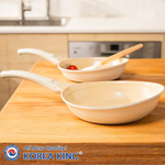 【Korea King】Colormic Ceremic Coated Non-Stick Frypan 24cm, , large