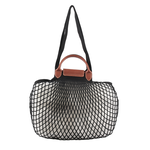 LONGCHAMP LE PLIAGE FILET 二用漁網包/黑色, , large