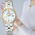 SEIKO 精工 LUKIA 太陽能電波鑽石女錶 SSVV086J/1B35-0AZ0K, , large