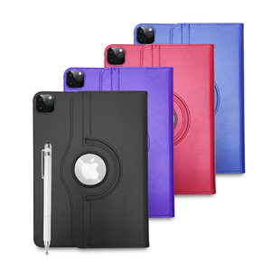 【LP143奇幻旋轉款】iPad Pro 13吋 2024 平板保護皮套(附精細觸控筆)